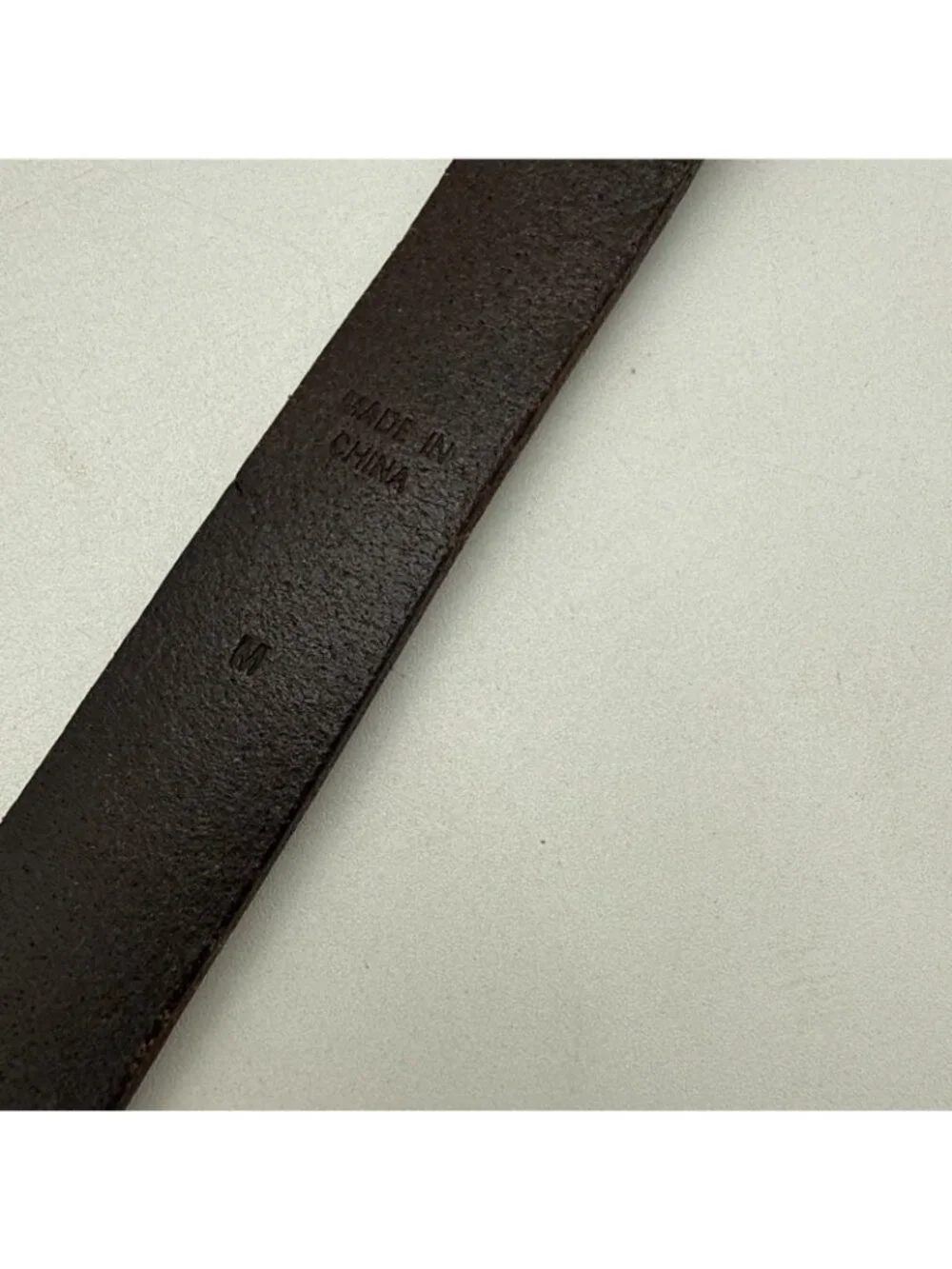 Lauren Ralph Lauren Women’s Brown Leather Belt Size M Brass Buckle